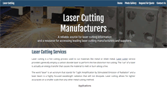 Desktop Screenshot of laser-cutting-services.com