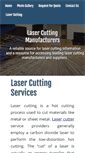 Mobile Screenshot of laser-cutting-services.com
